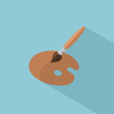 Gölge ile boya paleti 