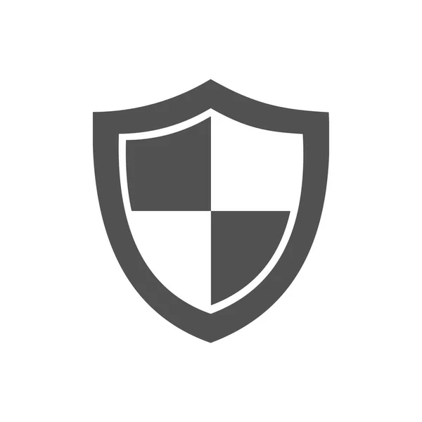 Icona scudo di alta sicurezza — Vettoriale Stock