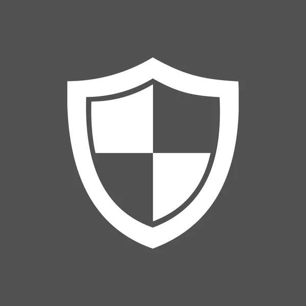 Icono de escudo de alta seguridad — Vector de stock