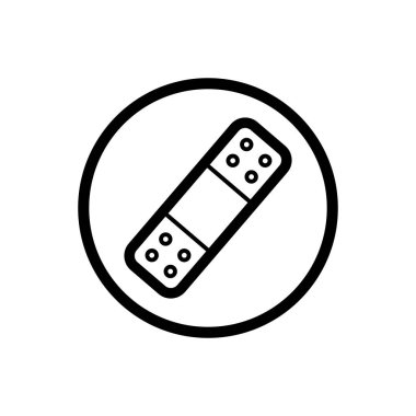 Beyaz bir arka plan grubu Yardım simgesi. Vektör çizim