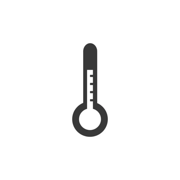 体温計だ孤立したアイコン 天気フラットベクトルイラスト — ストックベクタ