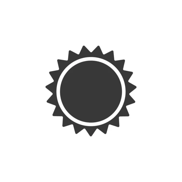 Sun Isolated Icon Weather Vector Illustration — Stock Vector