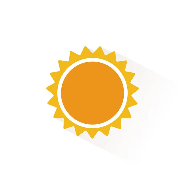 Sun Isolated Color Icon Seasons Vector Illustration — Stock Vector