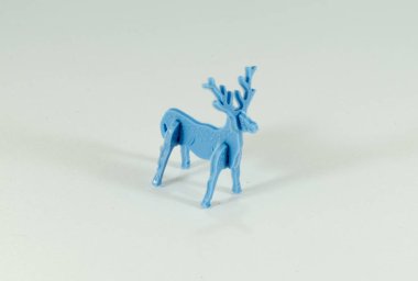 Ren geyiği Noel beyaz 