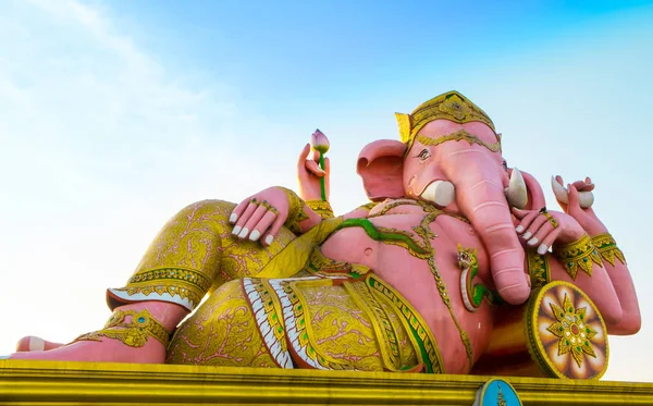 Den Största Rosa Pikanet Ganesh Stockfoto