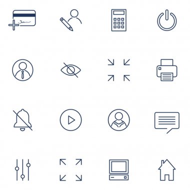 Kullanıcı farklı arayüzü simgeler