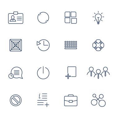 web ve mobil için vektör simgeleri anahat.