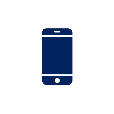 Akıllı telefon simgesi. Cep telefonu ekran vektör. Mockup smartphone.