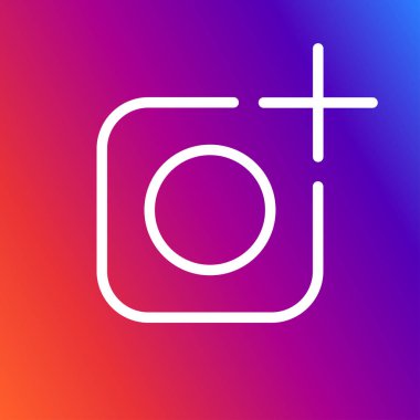 Kamera vektör simgesi renkli arka plan üzerinde.