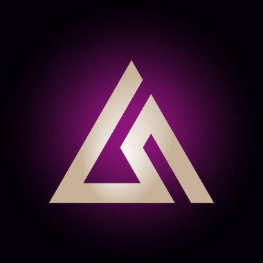 Yaratıcı Modern Renk ve Typography ile Ai Letter Logo Tasarımı. Vektör İllüstrasyonu. Eps 10