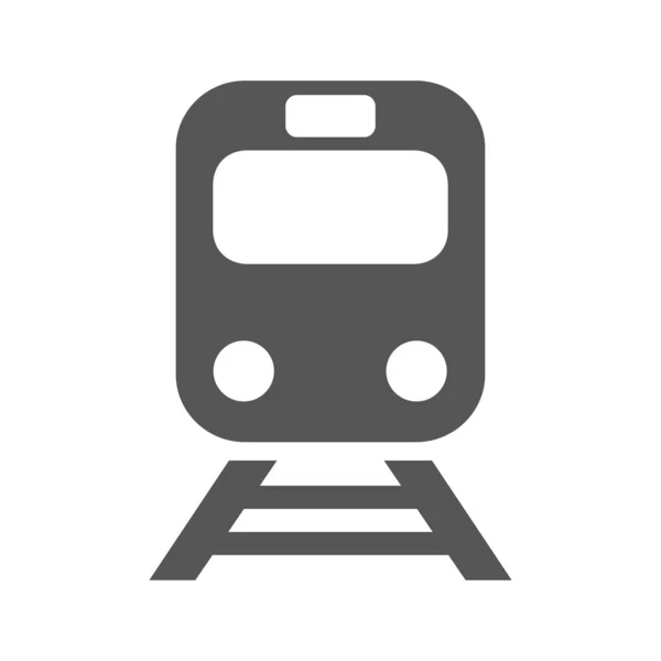 Icono de vector de tren sobre fondo blanco. Signo de símbolo de icono de tren vector plano. EPS 10 — Vector de stock