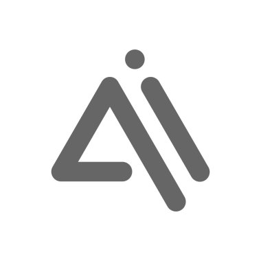 Ai harfi, Ai logosu, çok renkli harf ikon vektör şablonu. Vektör İllüstrasyonu. Eps 10