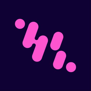 Teknoloji ve dijital bağlantı vektör logosu. Eps 10