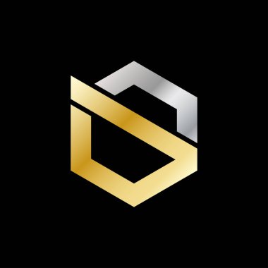 İş finansmanı soyut teknoloji logo vektör görüntüsünü şekillendirir. EPS 10