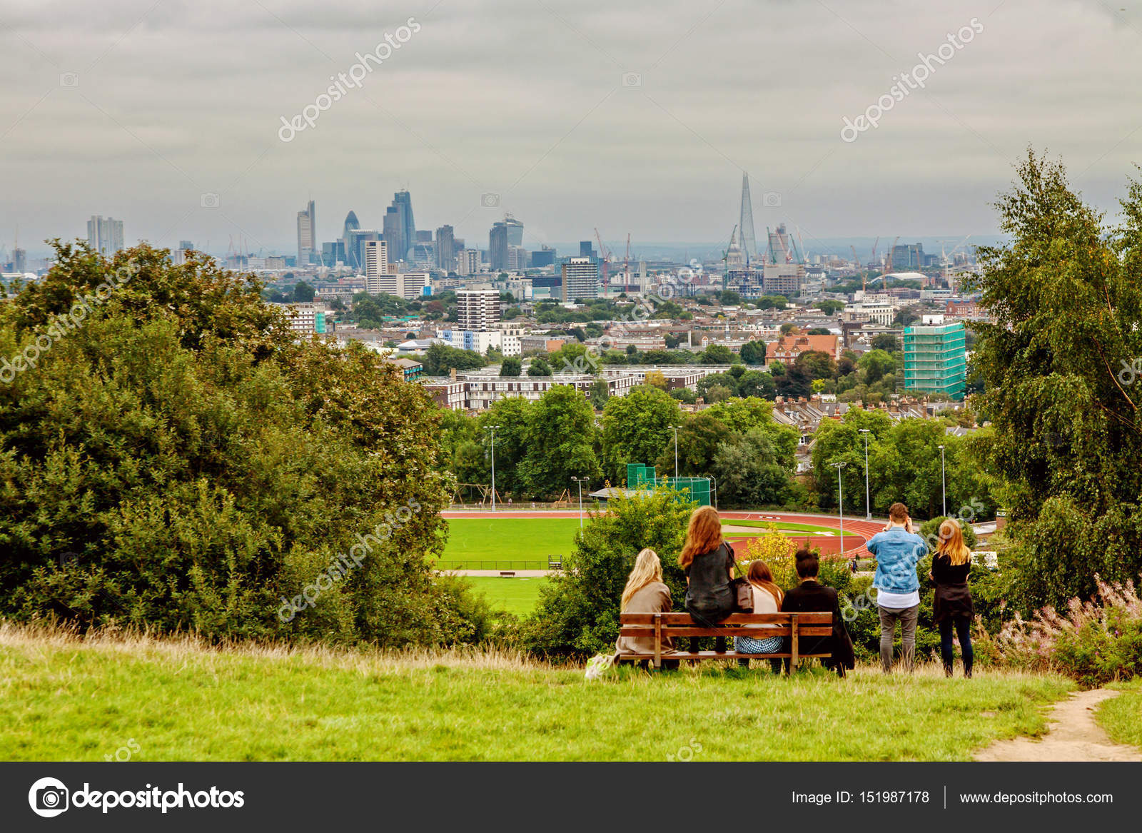 London Highgate Hampstead Park — Stock Photo © pab_map 151987178