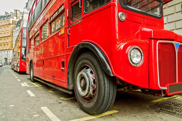 Czerwony autobus w Londynie — Zdjęcie stockowe