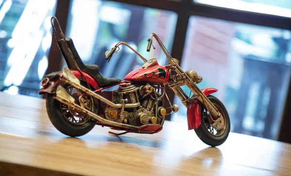 Игрушечная модель мотоцикла . — стоковое фото