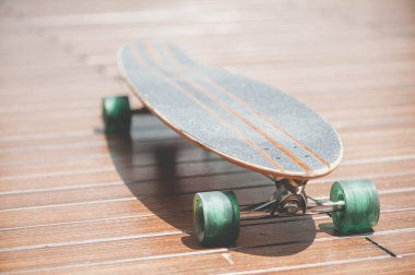Longboard görünümünü yakın çekim