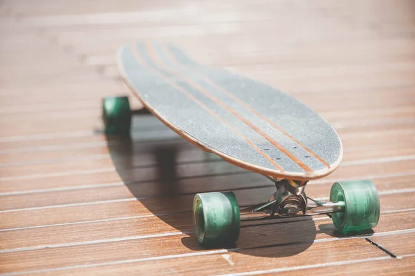 Close-up beeld van de longboard — Stockfoto