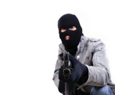 ak47 makineli tüfek ile terör
