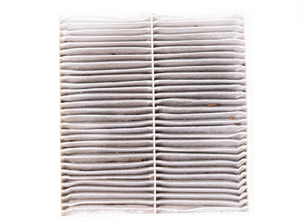 Dirty Car Air Conditioning Filter Isolated White Background — Stock Photo, Image