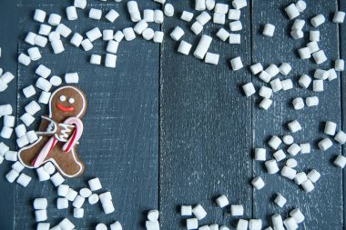 Zencefilli kurabiye adam şeker kamışı ve şekerleme