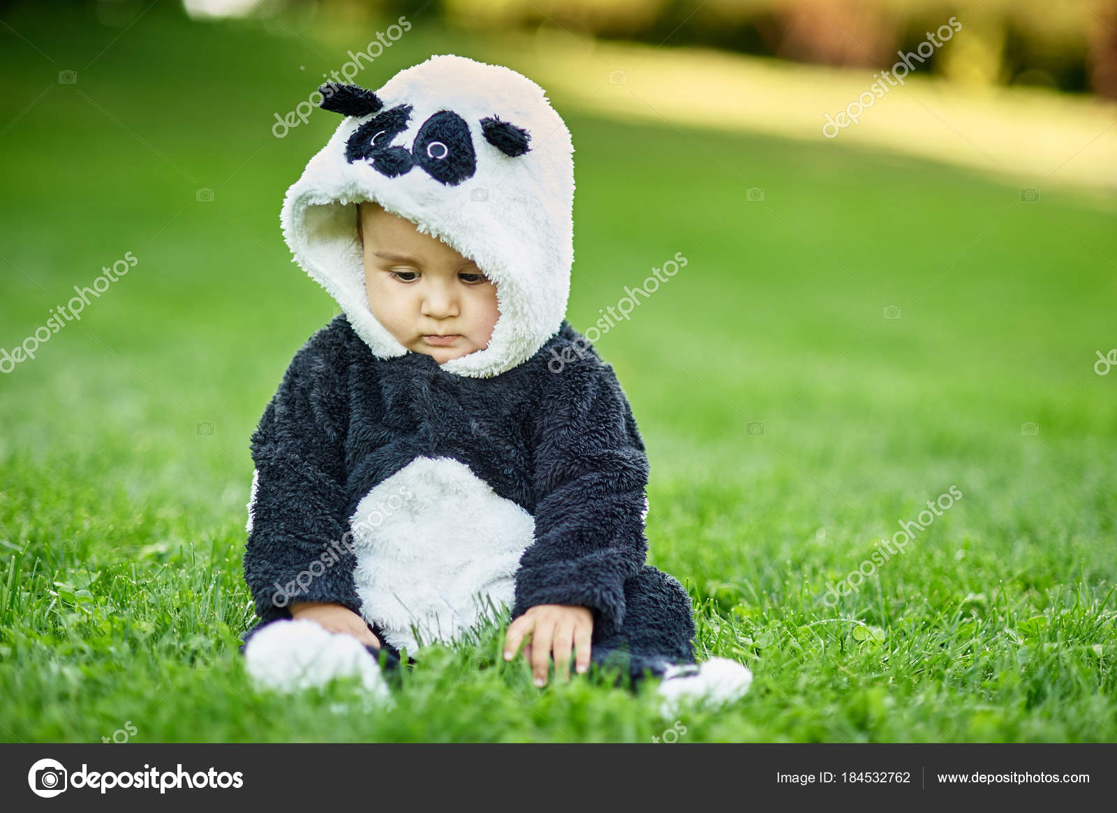 panda suit baby