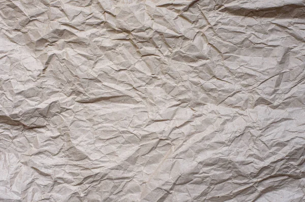 Recykling Zgnieciony Brązowy Papier Tło Tekstury — Zdjęcie stockowe