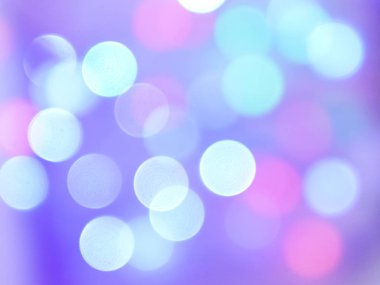 Parlama bokeh yeni yıl garland üzerinden yuvarlak çok renkli.