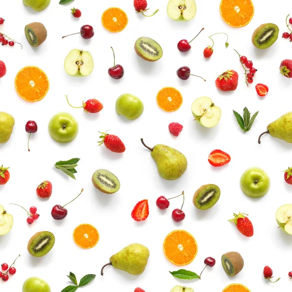 Gıda meyve ve çilek ile seamless modeli