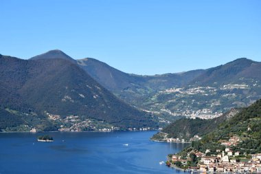 Lake Iseo ve Monte Isola - Brescia - İtalya kısa bir bakış