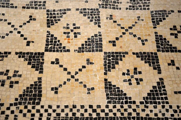 Mosaïques romaines anciennes trouvées dans les fouilles de Brescia - Italie — Photo