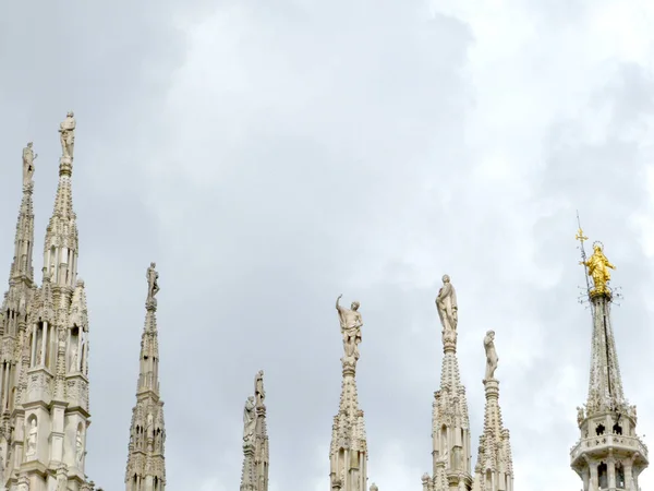 As aranhas do Duomo de Milão — Fotografia de Stock