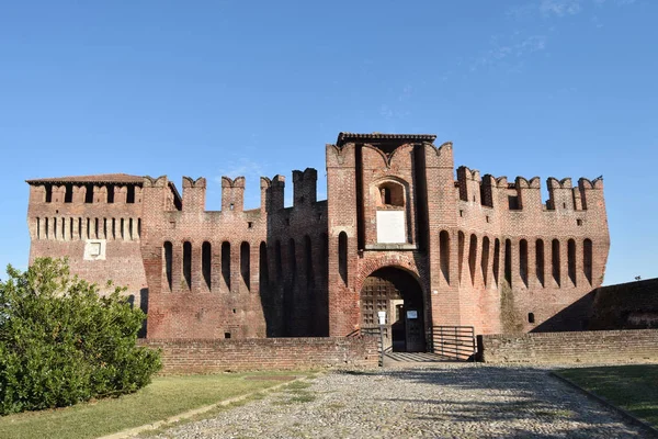 Castelo de Soncino - Cremona - Itália — Fotografia de Stock