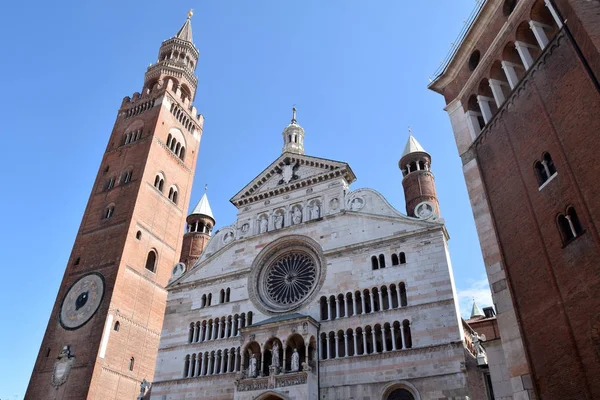 Vista Catedral Cremona Lombardía Italia — Foto de Stock