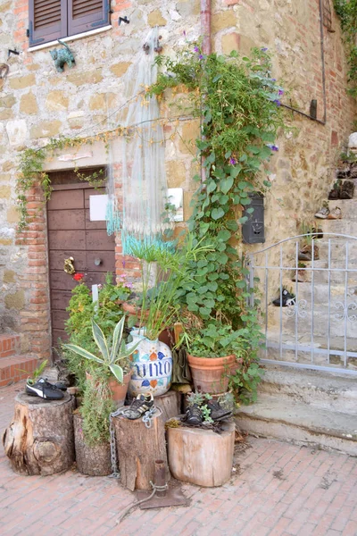 Detail z malé vesnice Isola Maggire jezera Trasimeno jsem — Stock fotografie