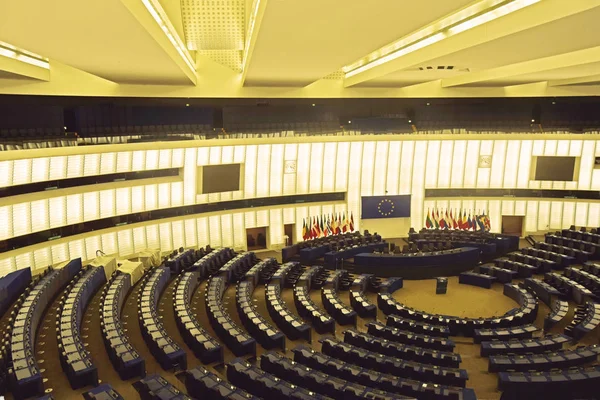 Um dia no Parlamento Europeu de Estrasburgo - França 022 — Fotografia de Stock