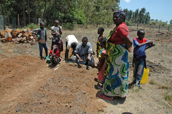 Progetto autosufficiente nel Villaggio Pomerini in Tanzania - Africa — Foto Stock