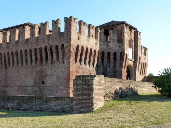 Castelli d'Italia - Il Castello medievale di Soncino - Cremona - It — Foto Stock