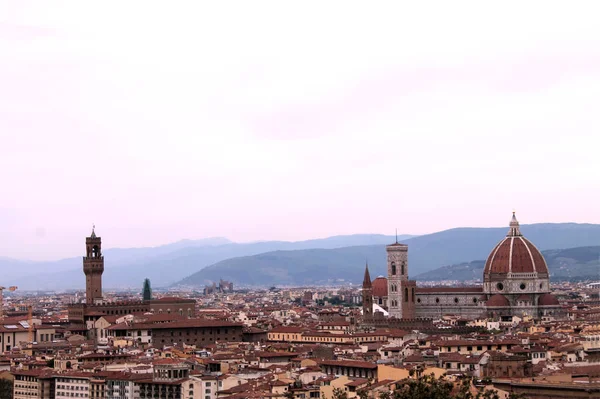Het Prachtige Artistieke Historische Panorama Van Stad Florence Italië 002 — Stockfoto