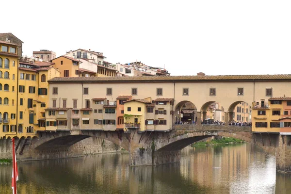 Arno River Ponte Vecchio Florence Τοσκάνη Ιταλία 001 — Φωτογραφία Αρχείου