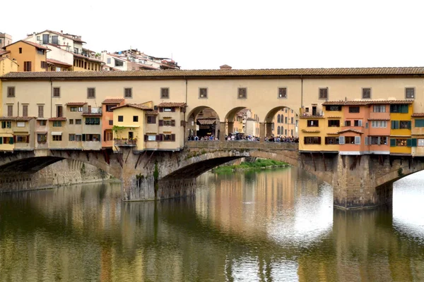 Río Arno Ponte Vecchio Florencia Toscana Italia 002 — Foto de Stock