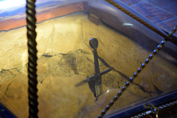 The true story of the Sword in the Rock in the Hermitage of San 