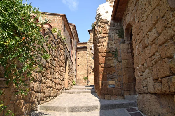 Uma vista característica de uma antiga aldeia no Lácio - Itália 03 — Fotografia de Stock