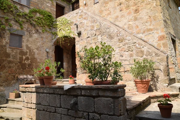 라치오 - 이탈리아 06 년에 있었던 고대 마을의 독특 한 모습 — 스톡 사진