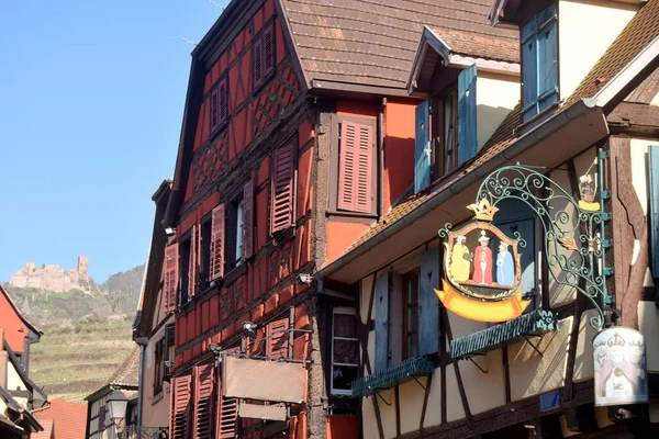Alsace Tipik Mimarisine Bir Göz Atmak Fransa 019 — Stok fotoğraf