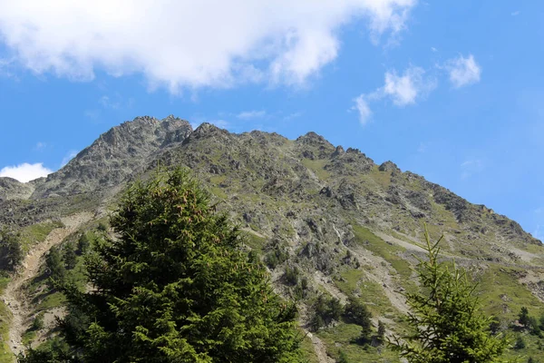 Hermoso Paisaje Montaña Del Valle Resia Entre Los Alpes Friuli —  Fotos de Stock