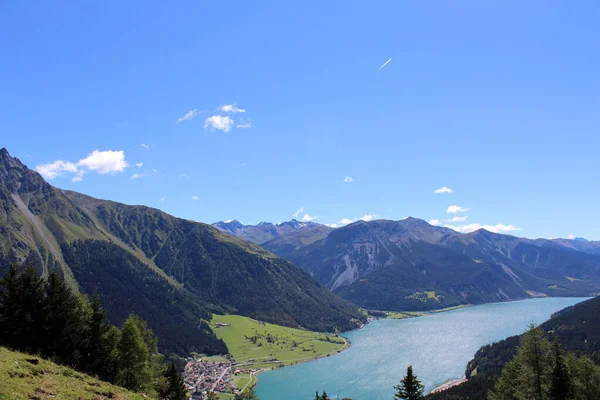 Beau Paysage Montagneux Vallée Resia Entre Les Alpes Frioul Italie — Photo