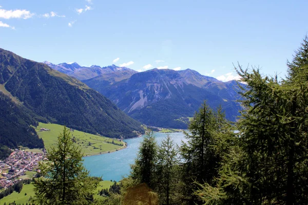 Beau Paysage Montagneux Vallée Resia Entre Les Alpes Frioul Italie — Photo