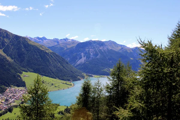 Hermoso Paisaje Montaña Del Valle Resia Entre Los Alpes Friuli — Foto de Stock